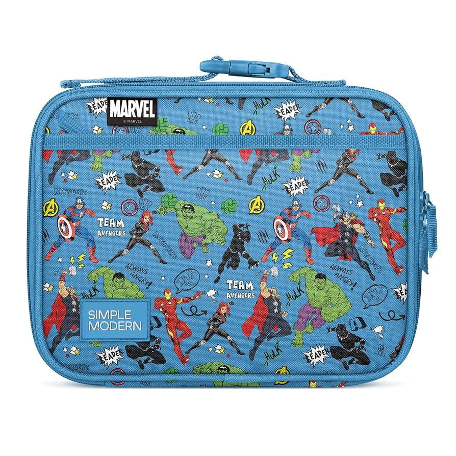 Simple Modern Marvel Avengers Kids Lunch Box for School | Reusable Insulated Lunch Bag for Toddle... | Amazon (US)