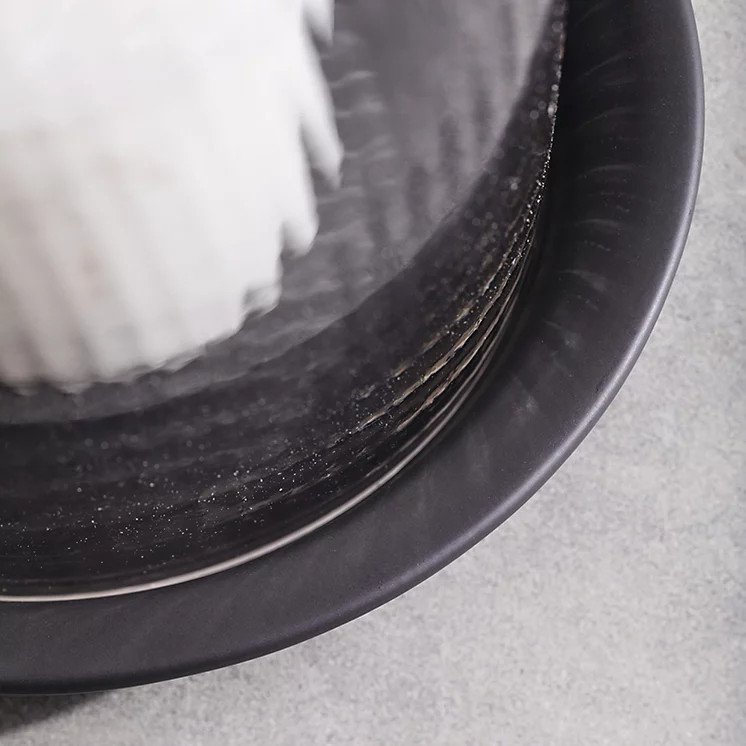 Ribbed Glass Dome Candle Holder with Tray – Medium | Candle Holders | The White Company | The White Company (UK)