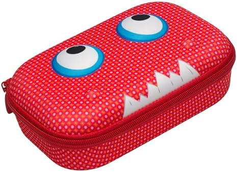 ZIPIT Beast Pencil Box for Kids, Cute Large Pencil Case for School, Red | Sturdy hard shell penci... | Amazon (US)