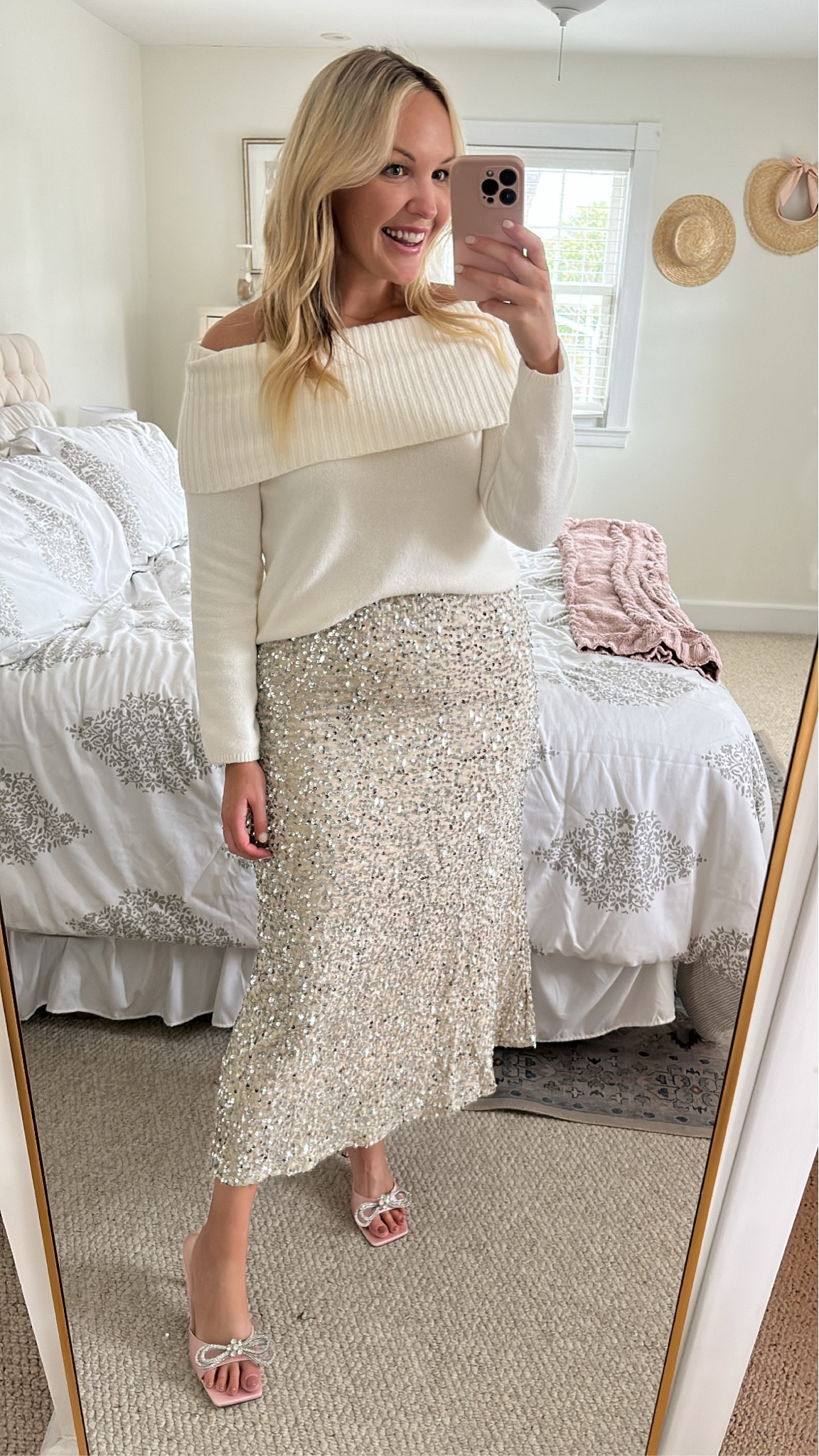 Sequin skirt back in stock - holiday party outfit 

#LTKsalealert #LTKparties #LTKHoliday