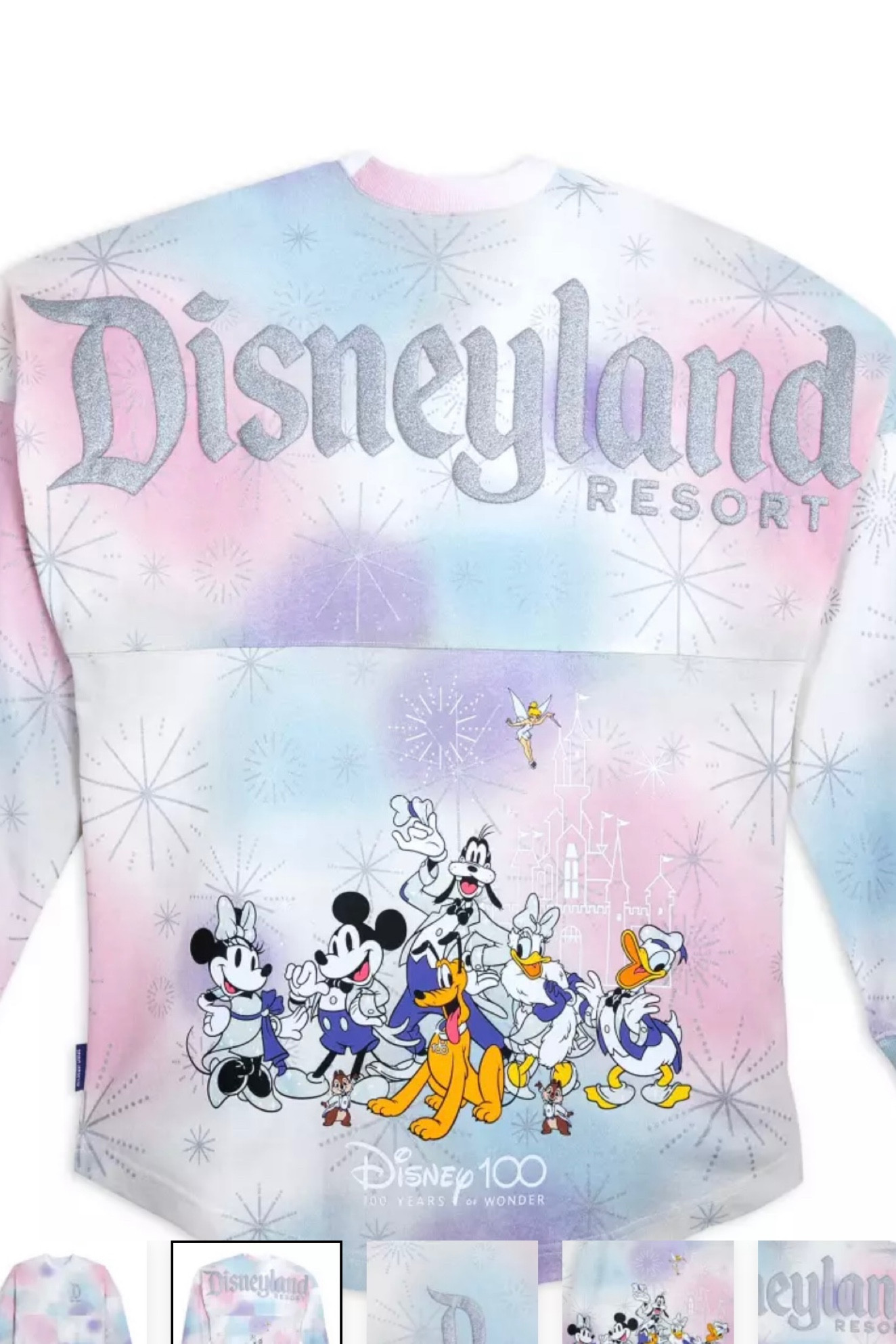 Mickey Mouse and Friends Disney100 Spirit Jersey for Adults, Disneyland