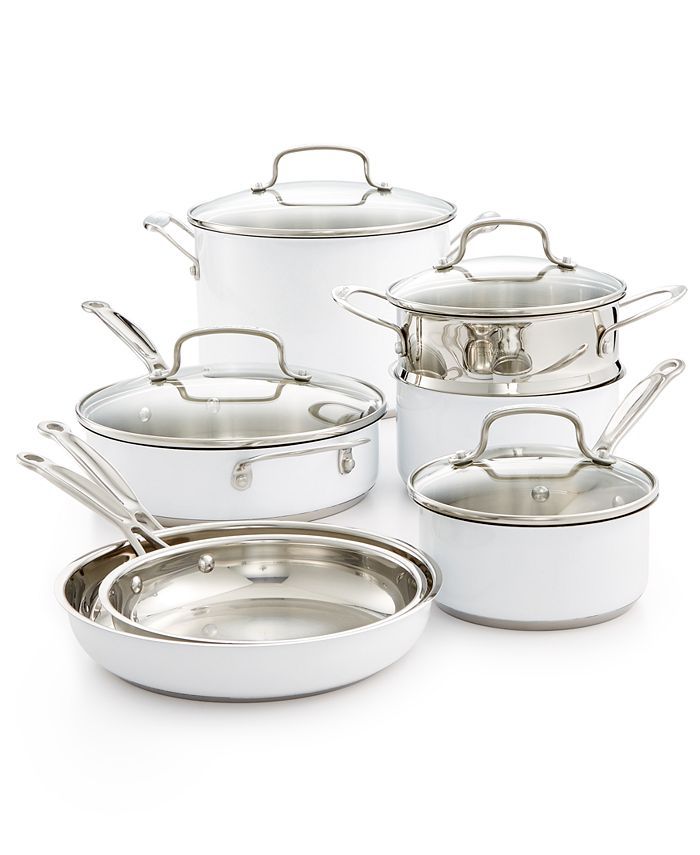 Cuisinart Chef's Classic Stainless Steel Color Series 11-Pc. Cookware Set  & Reviews - Cookware S... | Macys (US)