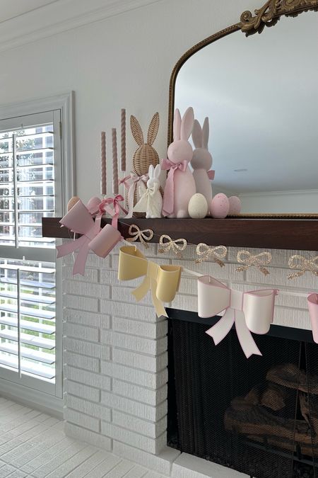 a sneak peek of my Easter mantel decor 

#LTKstyletip #LTKhome #LTKSeasonal