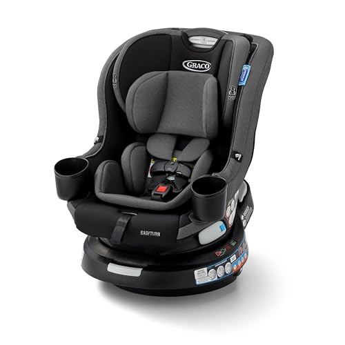 Graco EasyTurn 360 2-in-1 Convertible Car Seat, 360 Degree Rotating Infant to Toddler Rotating Car Seat, 2 Modes Forward and Rear Facing, Slim Design, Cyran | Amazon (US)