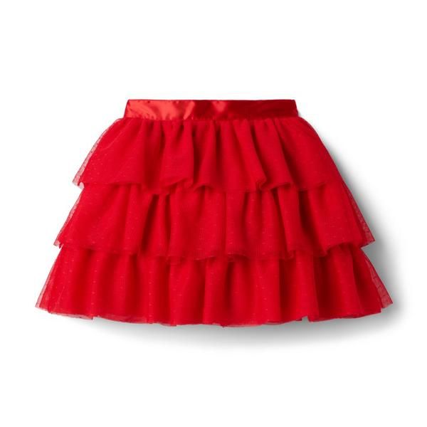 American Girl® x Janie and Jack Rose Red Tulle Skirt | Janie and Jack