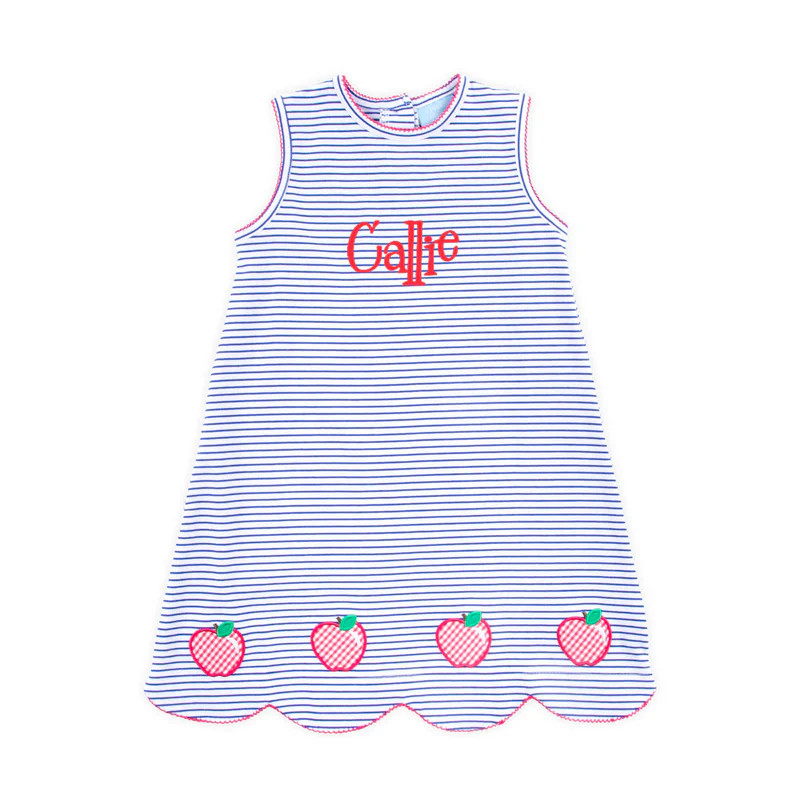 Good Apple Blue Stripe Liv Dress | Classic Whimsy