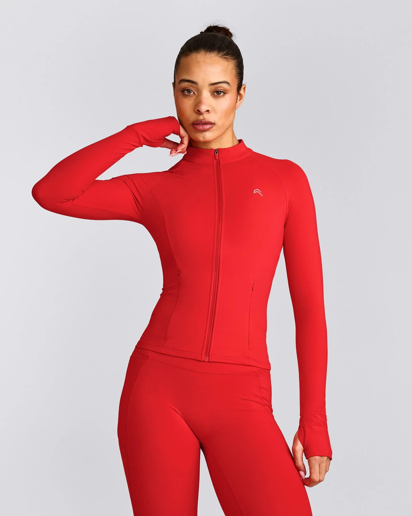 UnifiedMove\u2122 Jacket with Reflective Logo 
 Muscle Mommy Red | Oner Active (UK / US)