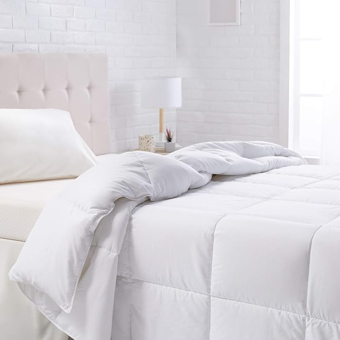 Amazon Basics Down Alternative Bedding Comforter Duvet Insert - King, White, All-Season | Amazon (CA)