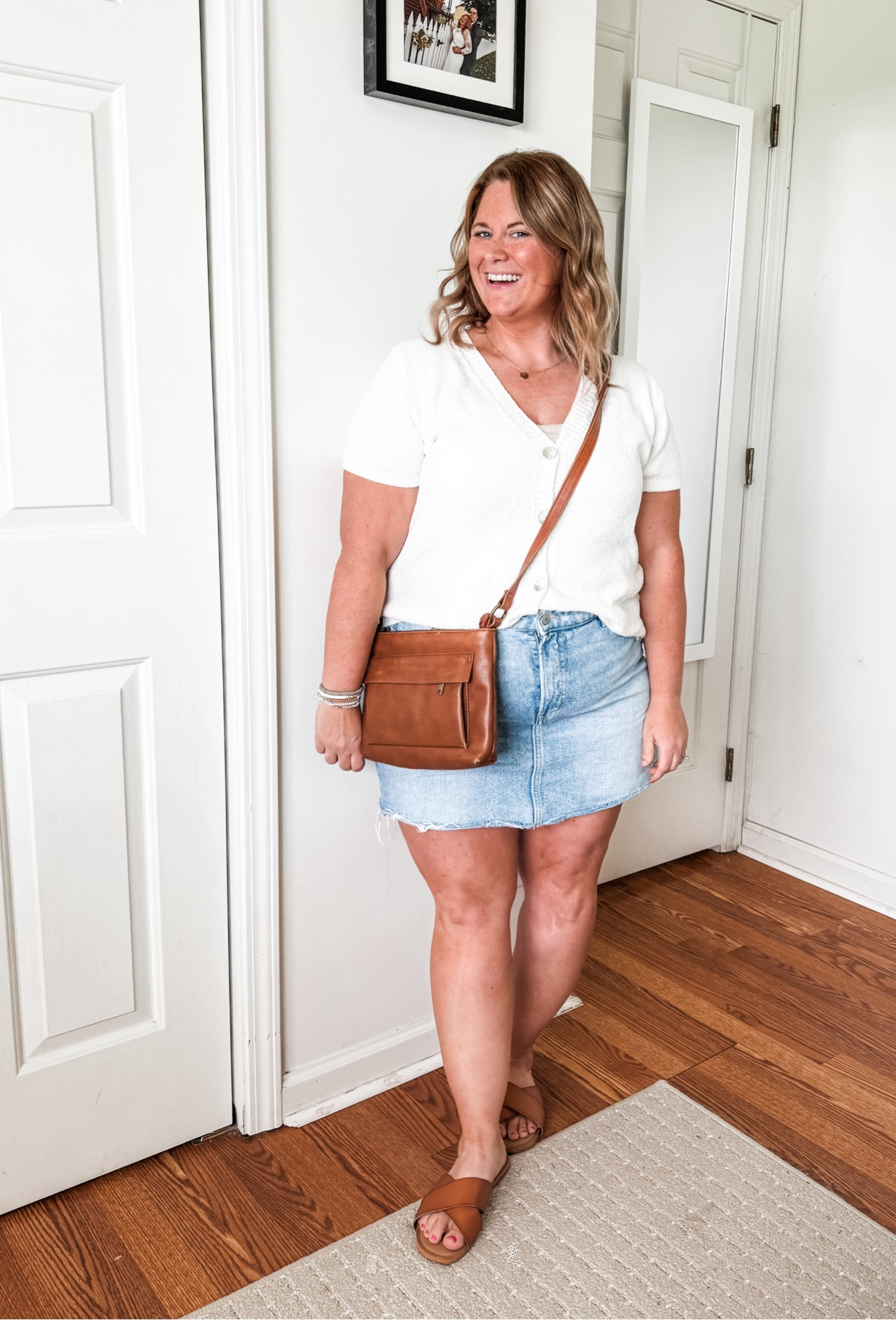 My white top is Holley Girl.  Linked my skirt and similar to everything else.  

#LTKFallSale #LTKSeasonal #LTKMidsize