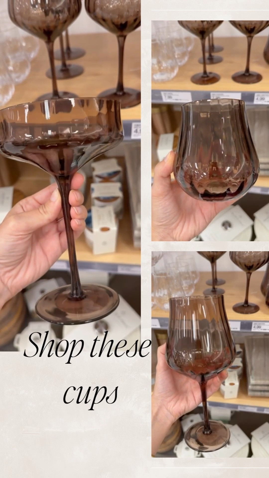 Just bought a few of these cups and obsessed with the color! 

Wine, martini glass, cup brown glass wine, stems @Target  home decor home finds

#LTKSaleAlert #LTKHome #LTKU