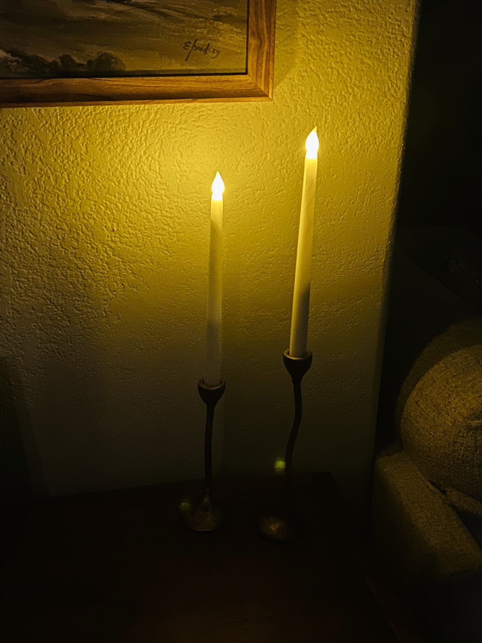 My 4 pack of LED taper candles! 🕯️ 💫 