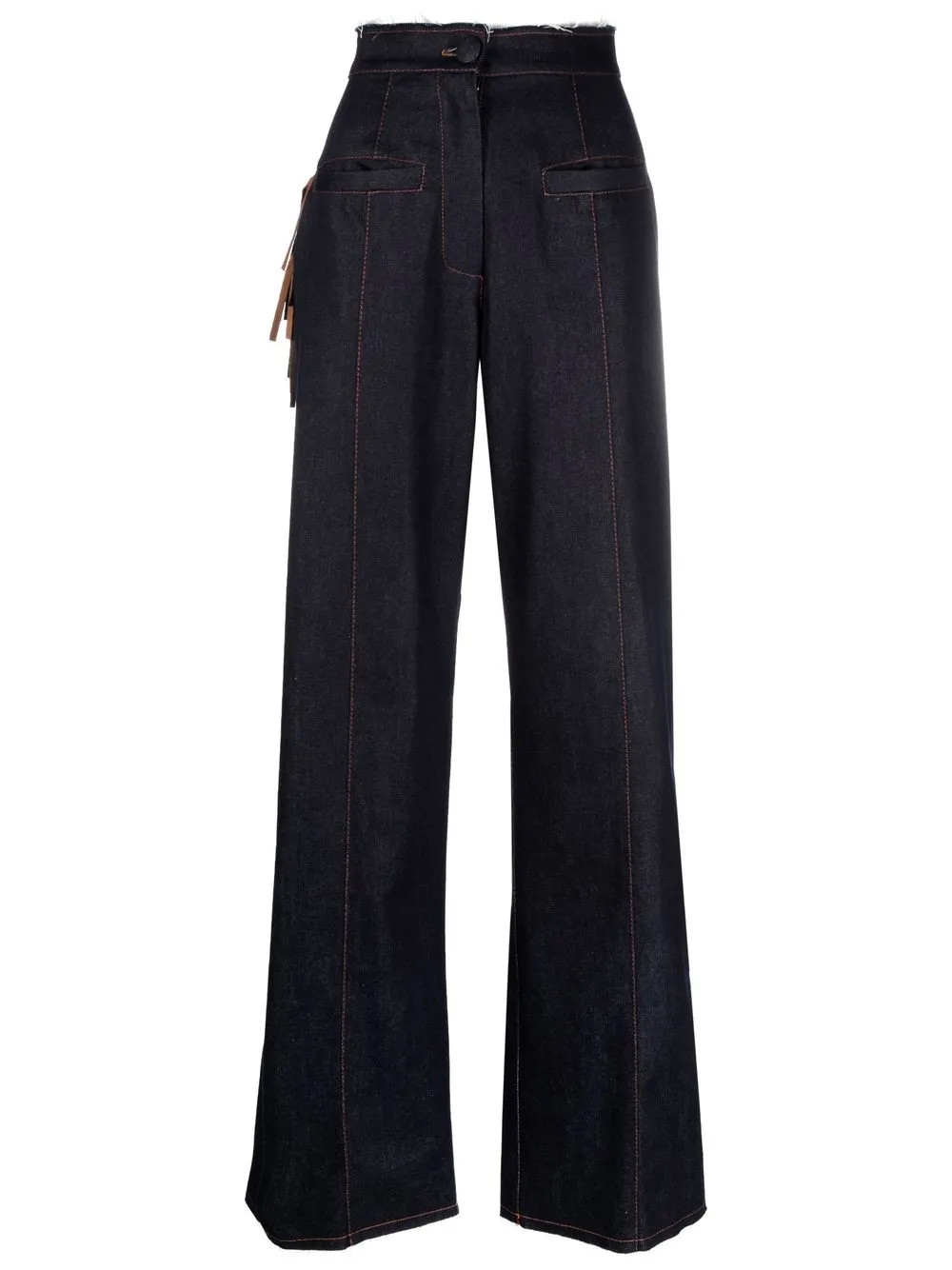 Jeans a gamba ampia | Farfetch Global
