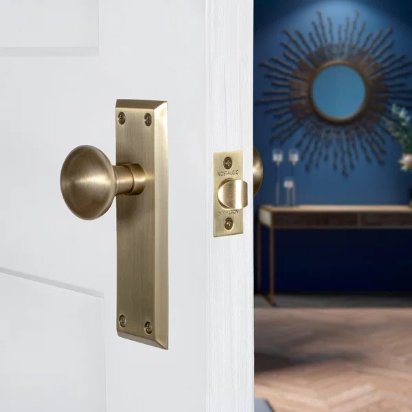 New York Plate with New York Door Knob | Wayfair North America