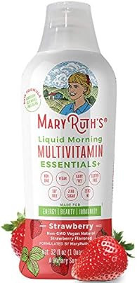 Immunity Morning Liquid Multivitamin + Zinc + Elderberry + Organic Whole Food Blend by MaryRuth's... | Amazon (US)