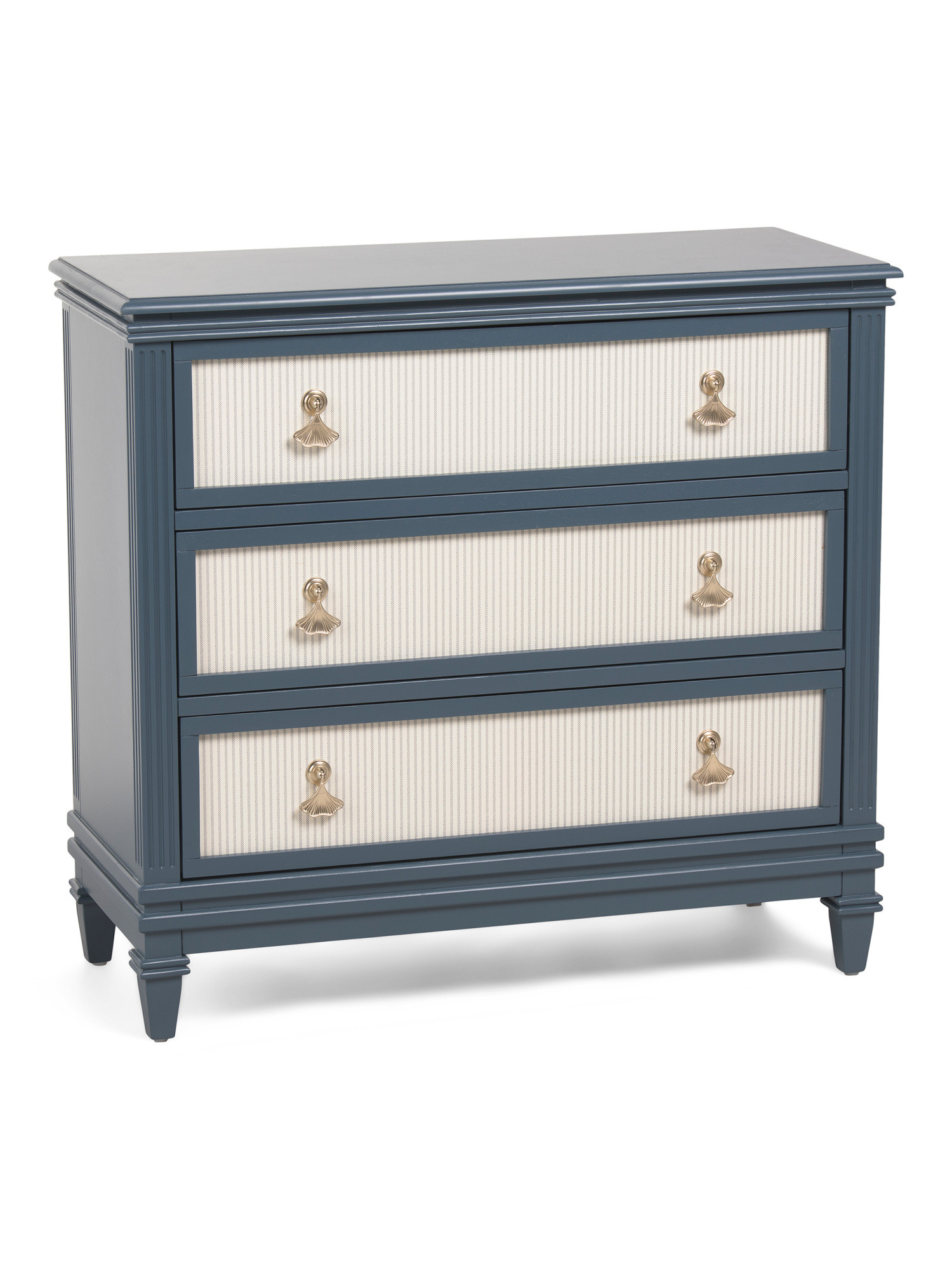 34x31.75 3 Drawer Chest With Striped Details | TJ Maxx
