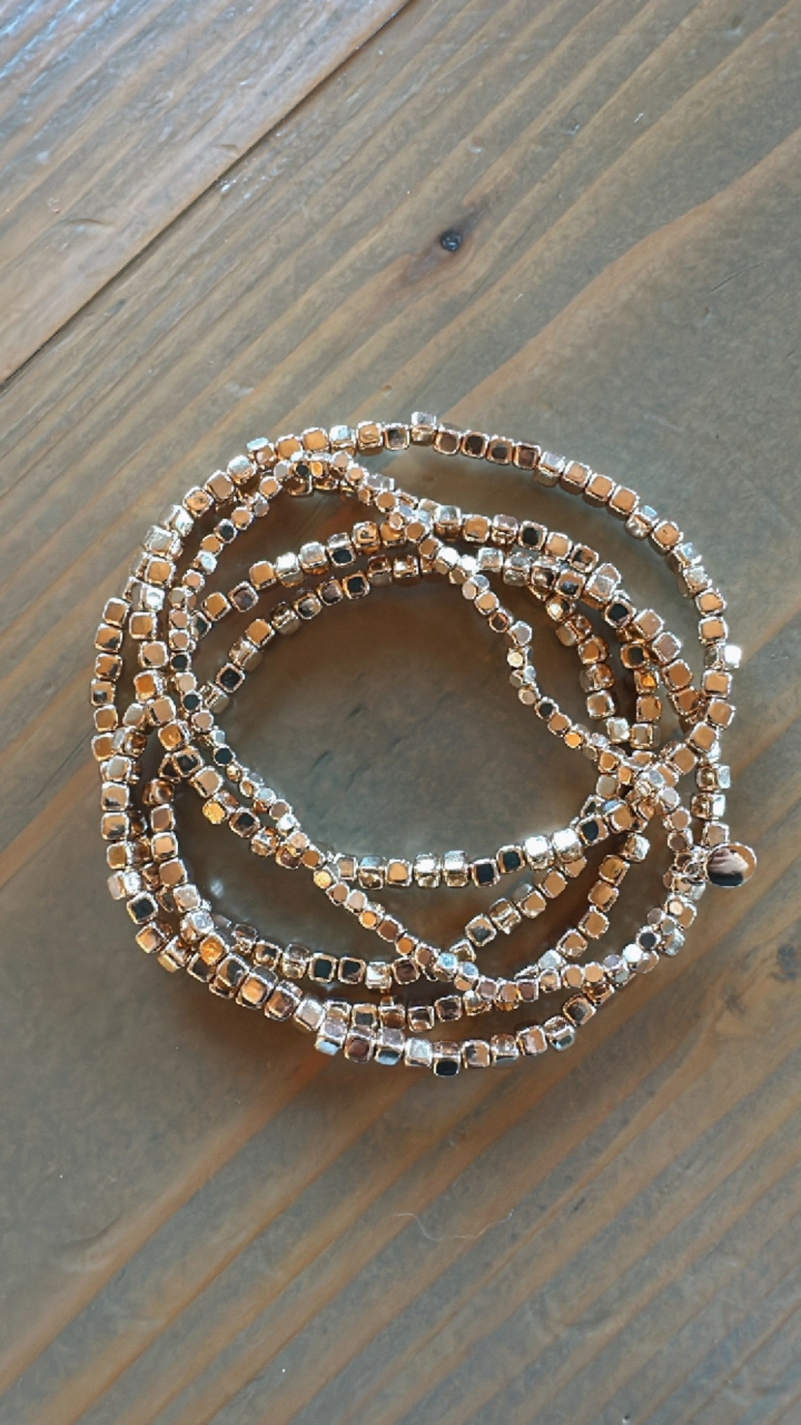 Everyday bracelets!! ✨
I know I’ve shared these before but they’re just so good! I literally wear them every single day! 😆💖
They go with everything! 
#bracelets #everydayjewelry #jewelry #target #sopretty #like #comment #save #share #follow 

#LTKFindsUnder50 #LTKFindsUnder100