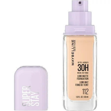 Maybelline Super Stay Lumi-Matte Foundation Makeup, 112, 1 fl oz | Walmart (US)