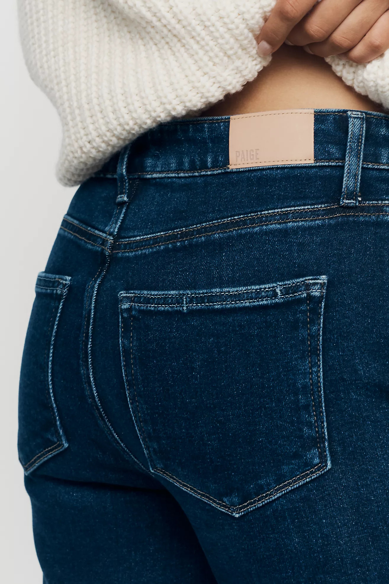 PAIGE Anessa High-Rise Straight-Leg Jeans | Anthropologie (US)