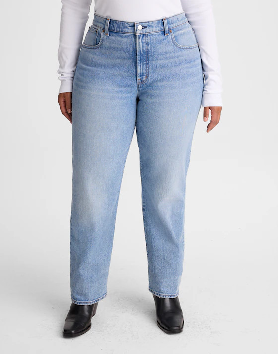 The Plus Longline Straight Jean | Madewell