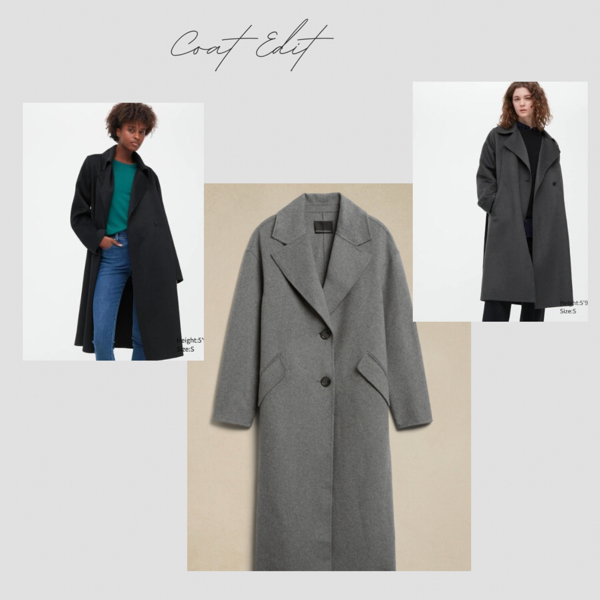 carys double faced coat