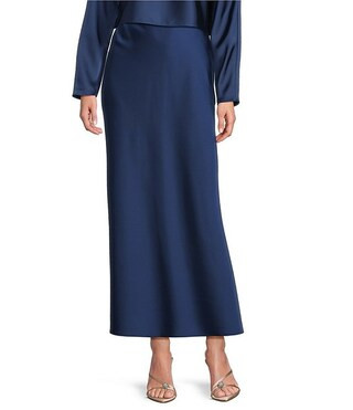 Antonio Melani Bella Satin A-Line Maxi Skirt | Dillard's | Dillard's