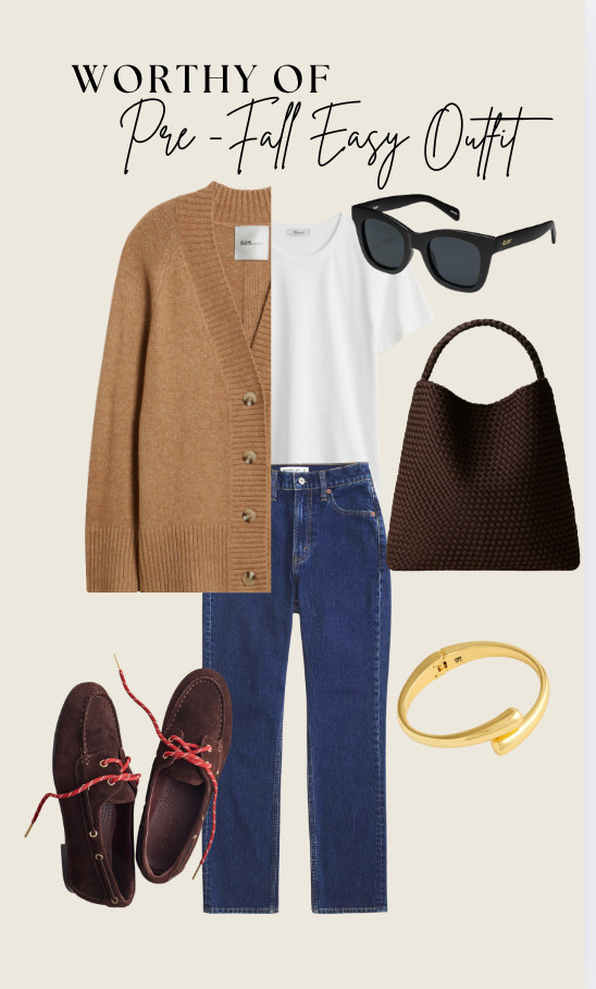 Easy pre-fall outfit idea. 

 #LTKxMadewell #LTKSeasonal #LTKItBag