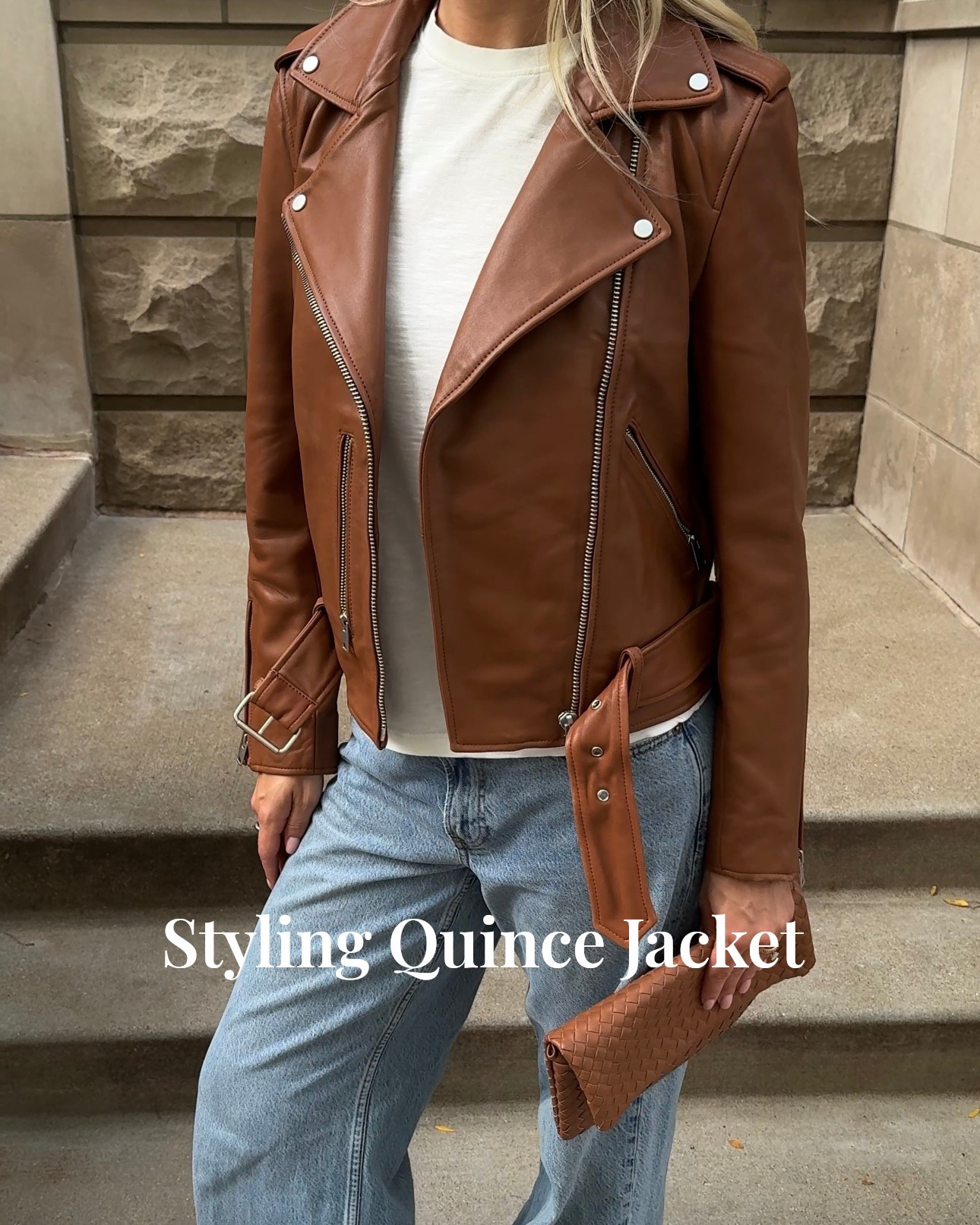 Simple way to style quince leather jacket for autumn 🍂 

#LTKFindsUnder100 #LTKHalloween #LTKSeasonal