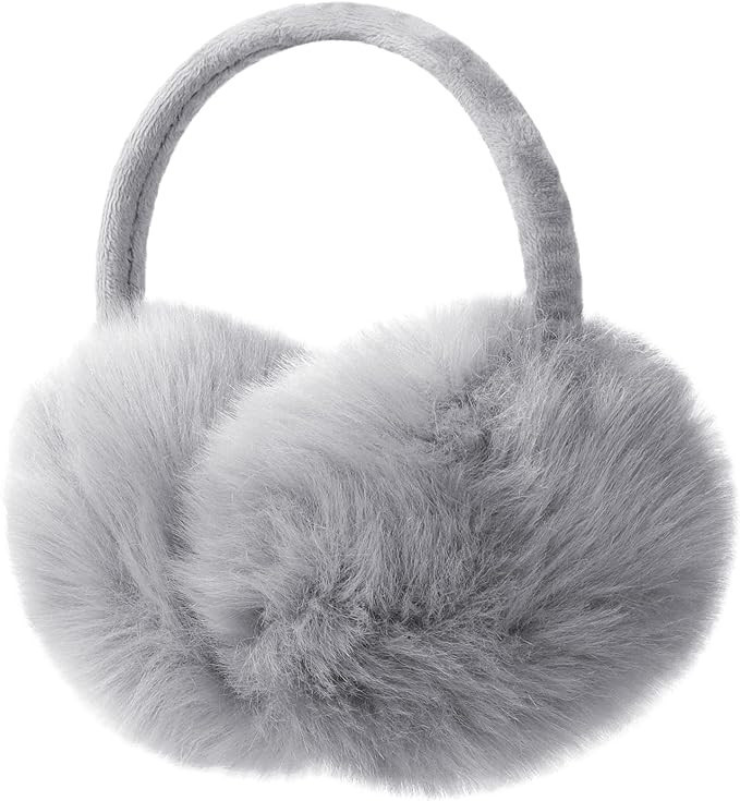 Justay Comf Cache-Oreilles Femme Homme Hiver Chauds Léger Cadeau Noël Fleece Ear Warmers Fourru... | Amazon (FR)