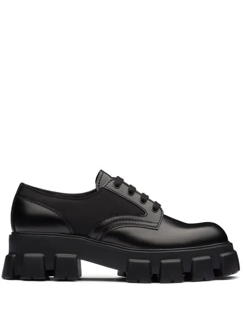 Prada Monolith chunky sole shoes | Farfetch (UK)