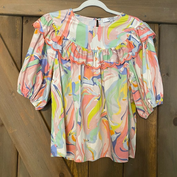 CROSBY by Mollie Burch Top in Palm Beach | Poshmark