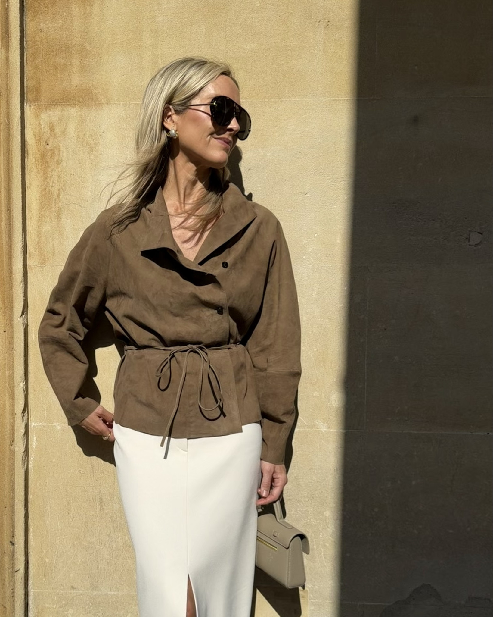 Dreamy combo 🤍🤎

Suede jacket, pencil skirt, mules 

#LTKuk #LTKsummer #LTKspring
