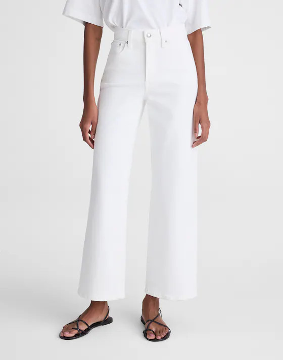 The Wide-Leg Crop Jean in Super Stretch Denim | Madewell