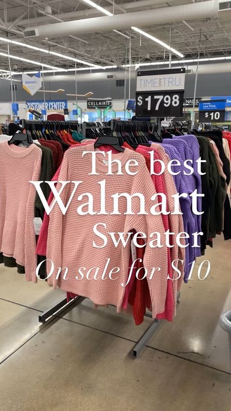 Like and comment “LINK” to have links sent directly to your messages. These viral walmart sweaters are back in stock and on sale for $10. Several colors, great quality, madewell vibes. In a small ✨ 
.
#walmart #walmartfinds #looksforless #lookalikes #madewell #walmartfashion #cybermonday #cybermondaysale 

#LTKCyberWeek #LTKHoliday #LTKsalealert