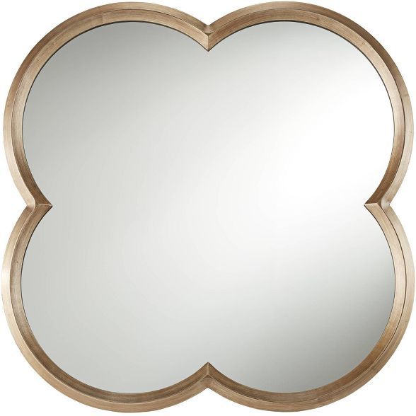 Noble Park Palazzo Gold 34 3/4" x 34 3/4" Clover Framed Wall Mirror | Target