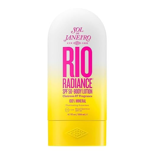 Sol de Janeiro Rio Radiance Body Lotion 100% Mineral UVA/UVB Broad Spectrum SPF 50 | Amazon (US)