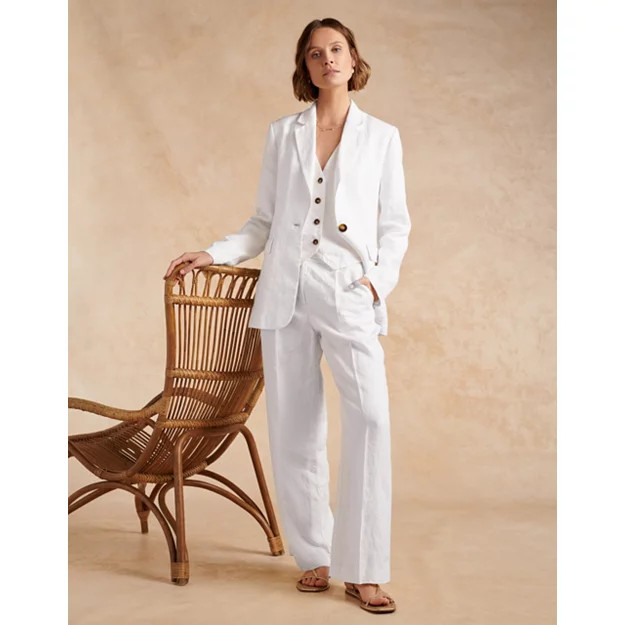 Linen Tailored Blazer | Coats & Jackets | The  White Company | The White Company (UK)