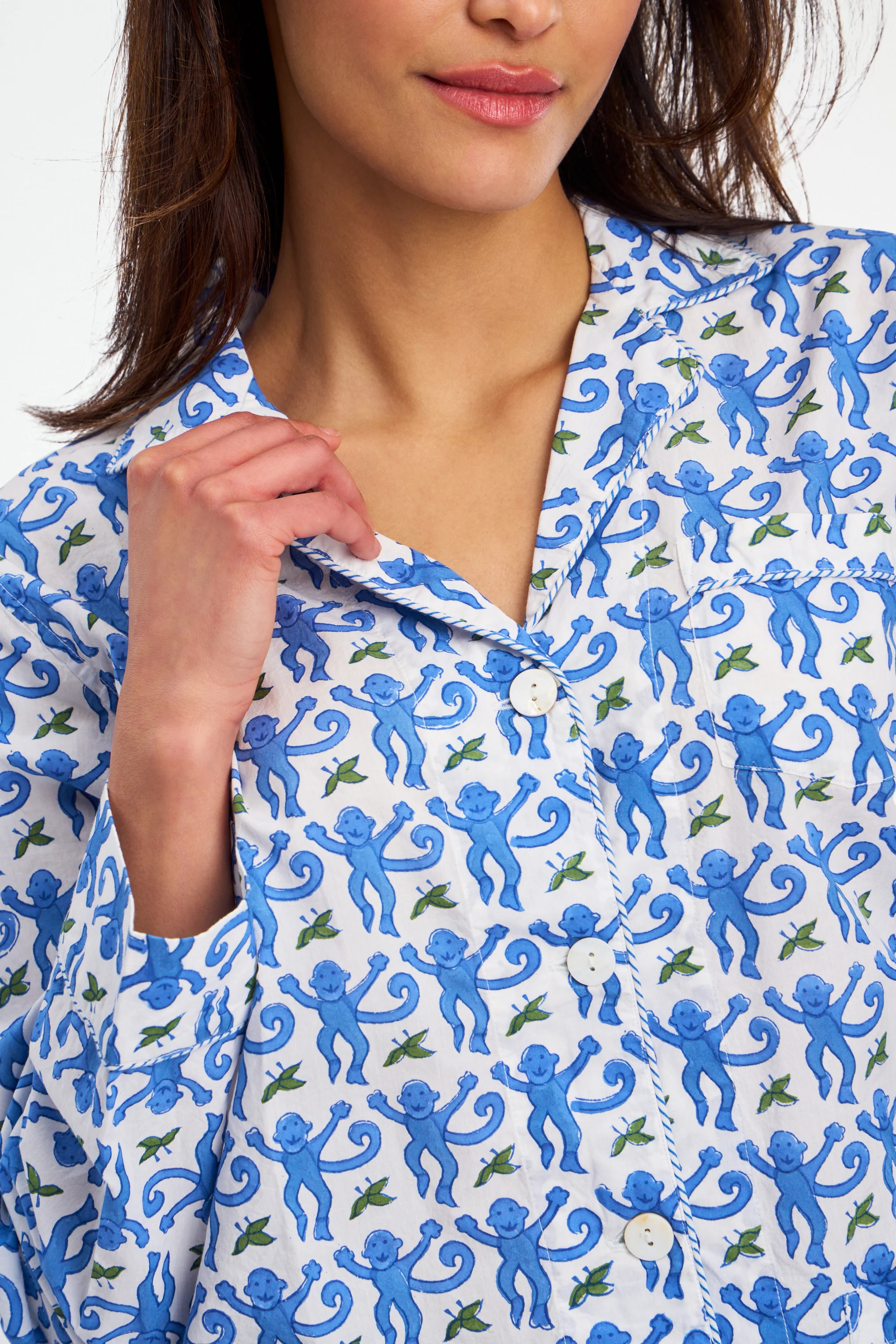 Monkey Loungewear Set | Roller Rabbit | Roller Rabbit