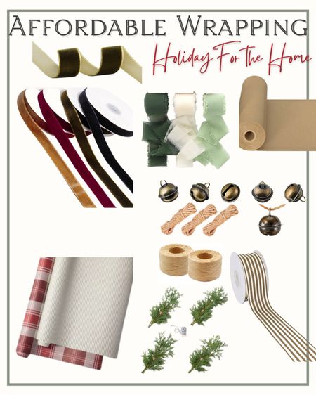 Affordable Holiday Wrapping! Paper, bows,  ribbon, Bella

#LTKHoliday #LTKfamily #LTKsalealert