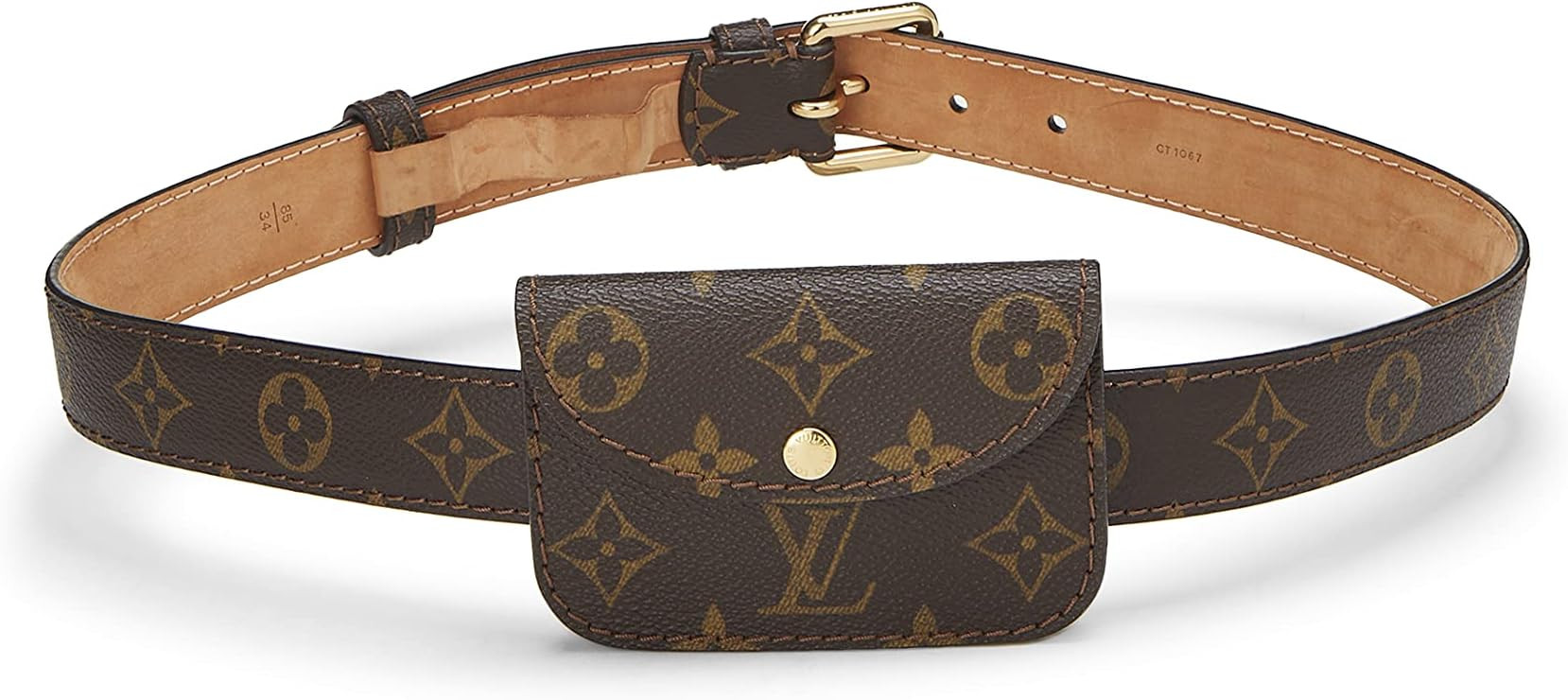 Amazon.com: Louis Vuitton, Pre-Loved Monogram Canvas Pochette Solo Belt Bag, Brown : Luxury Store... | Amazon (US)