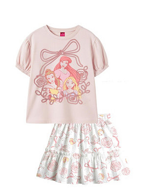 Girls' 2T-6X Short-Sleeve T-Shirt and Skirt, 2-Piece Set | Macy's