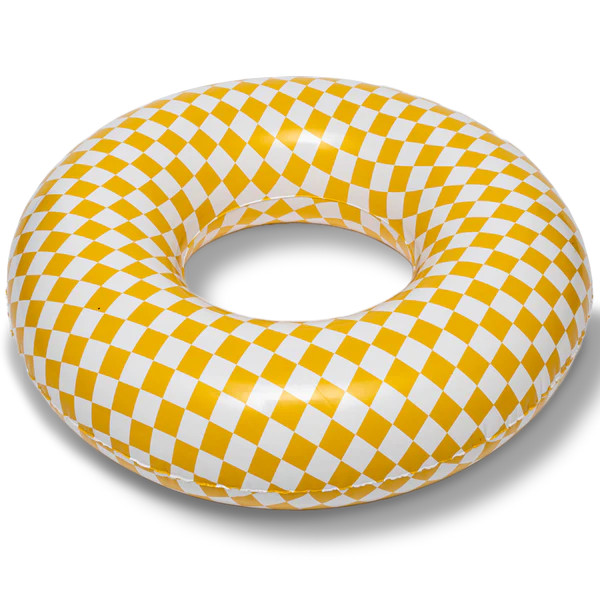 Gold Checker Pool Float | Local Beach