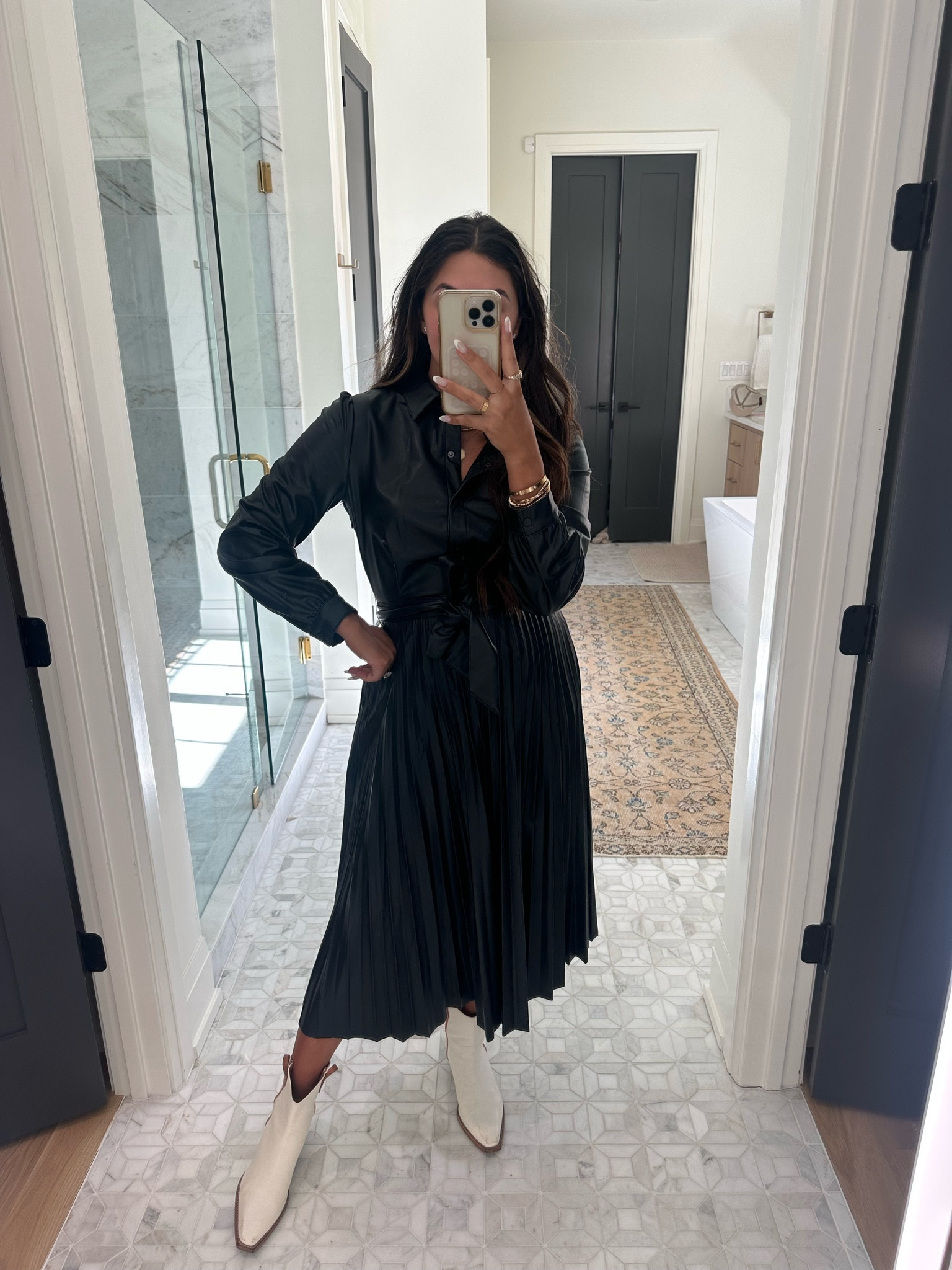 This dress!!! Obsessed with the pleated midi skirt, this dress would be perfect for a holiday work party!
Size: S

@walmart @walmartfashion #walmartpartner #walmartfashion

Fall outfits, fall style, fall sweaters, outfits with boots, affordable outfit ideas, affordable style, midi dress, holiday work party outfits, black dresses, little black dress for fall 

Dress Up Buttercup 
Dressupbuttercup.com 

#LTKfindsunder100 #LTKfindsunder50 #LTKstyletip