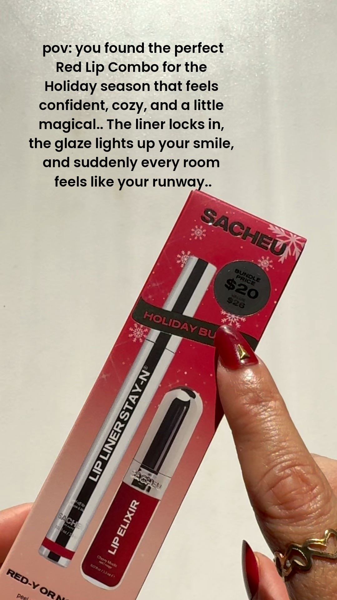 The prettiest red lip combo .. rock the holidays in style !! 

#LTKBeauty #LTKGiftGuide #LTKHoliday