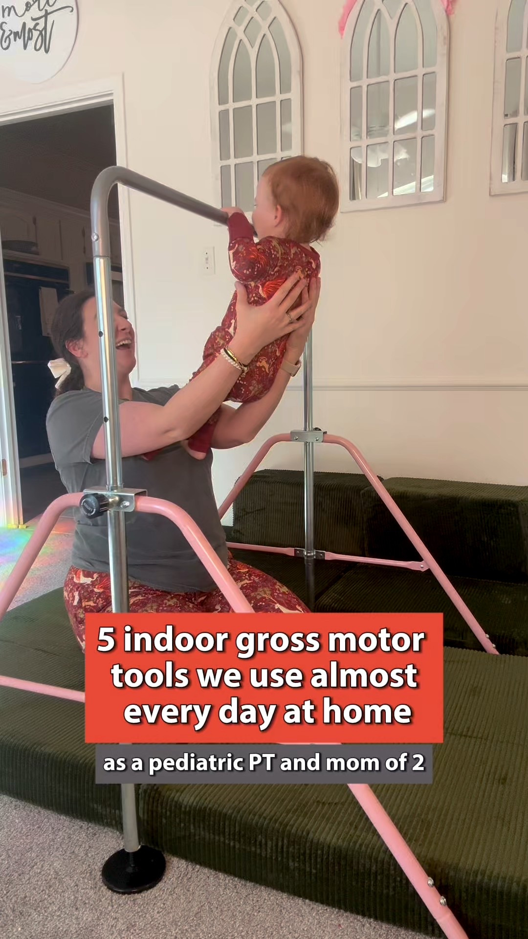 Indoor gross motor activities for kids 🤍

Looking for indoor gross motor ideas that actually help kids move their bodies and feel regulated?
As a pediatric physical therapist and mom of two, these are the indoor gross motor tools we use almost every day at home.

From climbing and hanging to jumping and deep pressure, these activities support gross motor development, coordination, strength, and sensory regulation. They’re especially helpful on days when outdoor play isn’t an option.

Every child is different, but meeting their movement needs indoors can make a big difference.

Save this for later and share with a parent who needs indoor movement ideas 👇

#LTKmomlife #LTKKids