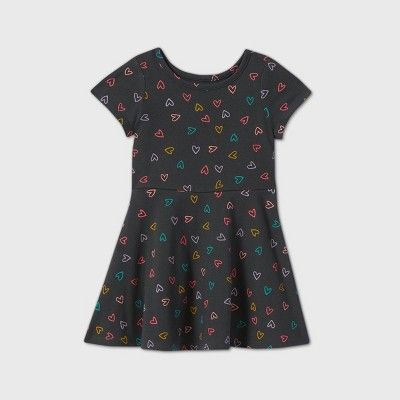 Toddler Girls' Knit Short Sleeve Dress - Cat & Jack™ | Target