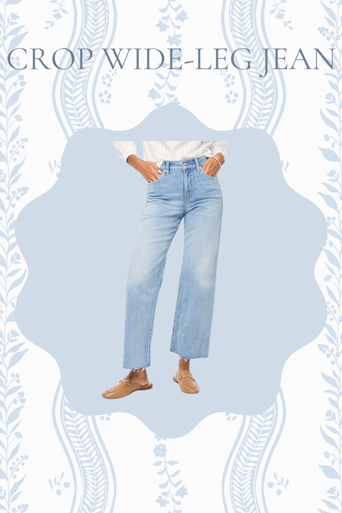 Comfortable, stretchy, and mom-approved wide-leg cropped jeans! Currently on major sale for under $50! 

#LTKStyleTip #LTKFindsUnder50 #LTKMostLoved