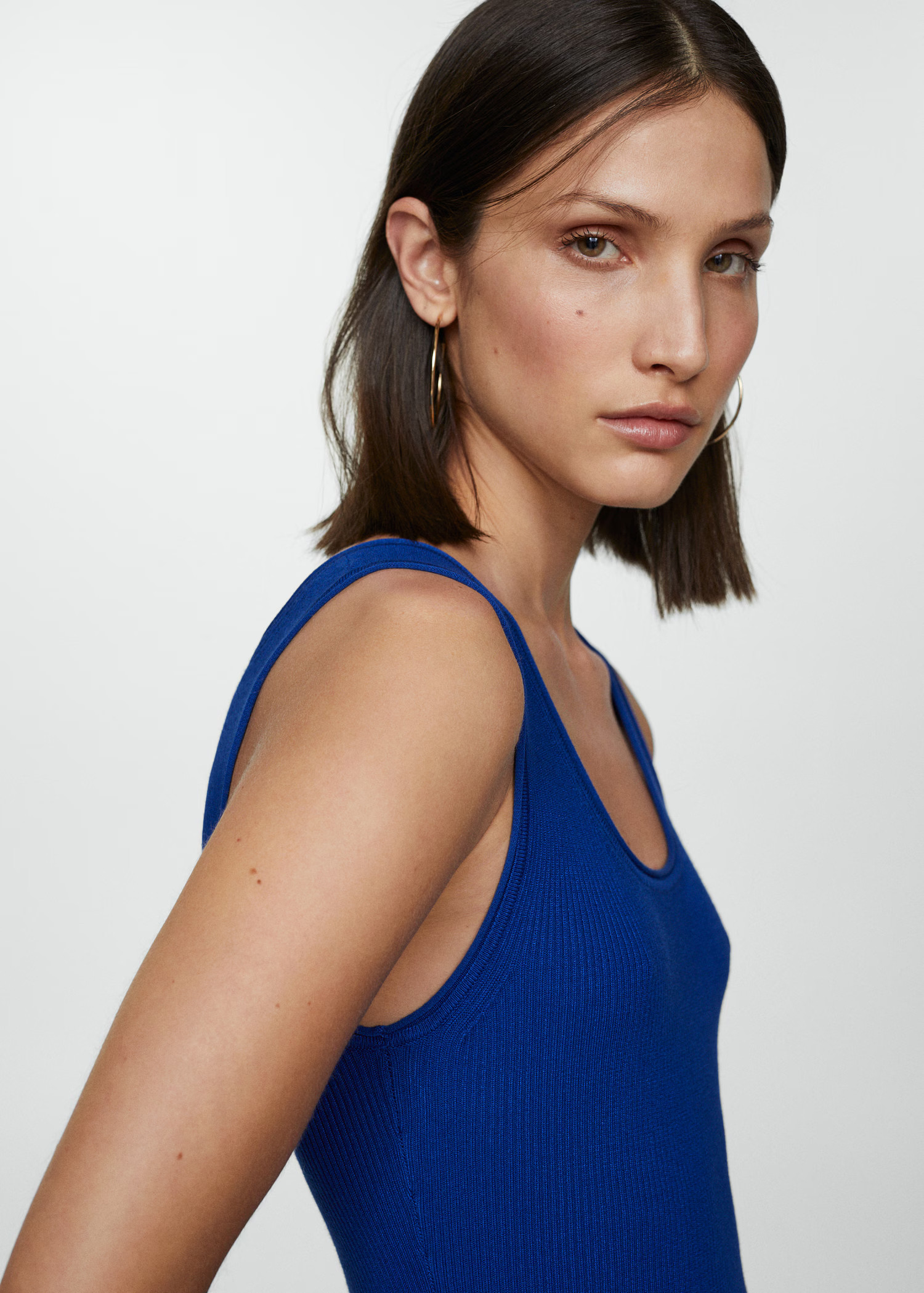 Ribbed long dress - Woman | MANGO USA | MANGO (US)