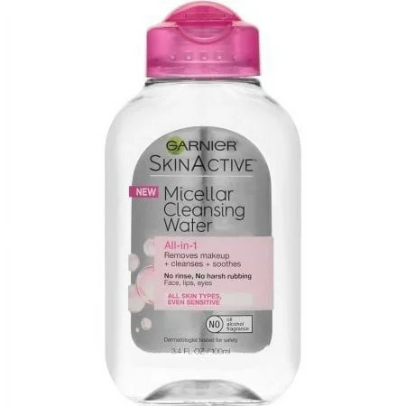 Garnier SkinActive Micellar Cleansing Water All-in-1 Cleanser & Makeup Remover 3.4 fl oz | Walmart (US)