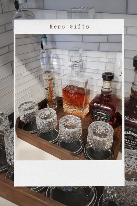 Mens Christmas gifts holiday gift ideas for your husband boyfriend dad or grandpa! Decanter bourbon whisky crystal glass set! 

#LTKmens #LTKSeasonal #LTKHoliday