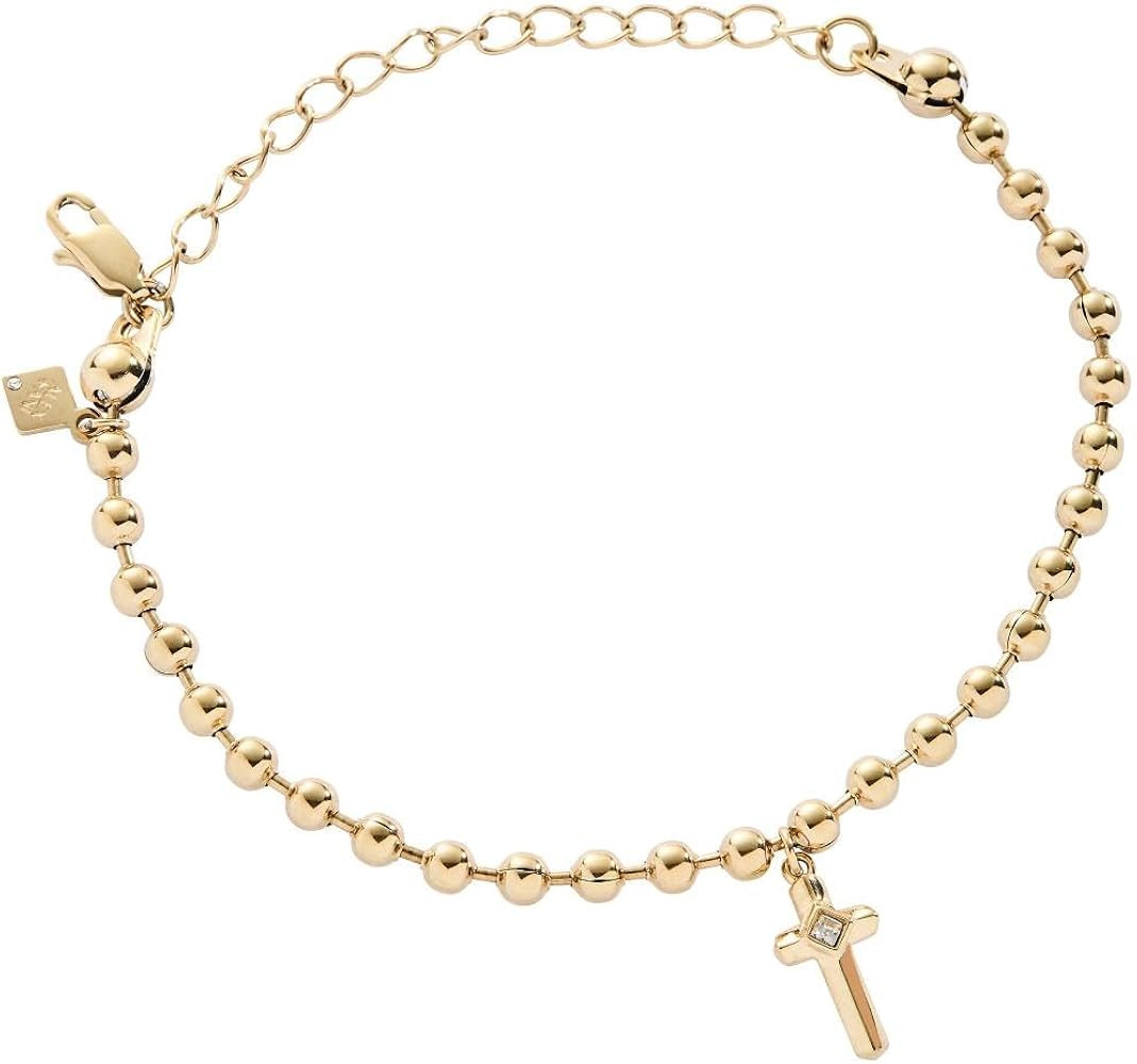 Alex and Ani Cross Ball Chain Bracelet | Amazon (US)